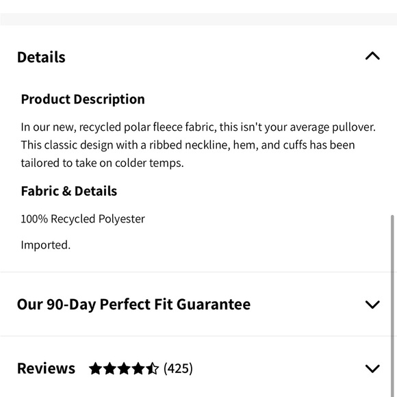 Fabletics Rayne Polar Fleece Crewneck 4X - Picture 4 of 5